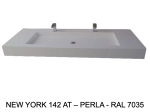 Plan vasque Design, sur mesure, Largeur 150 à 200 cm x Profondeur 40 à 60 cm, résine minérale ACRYSTONE® SOLID-SURFACE Finition lisse, Livraison Offerte et Rapide.